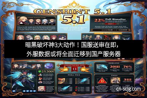 暗黑破坏神3大动作！国服送审在即，外服数据或将全面迁移到国产服务器